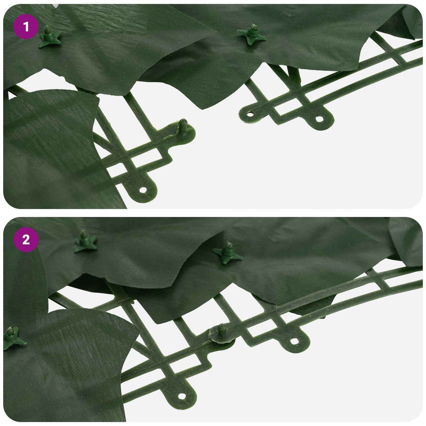 Balcony Screen with Leaves Dark Green 300 x 75 cm