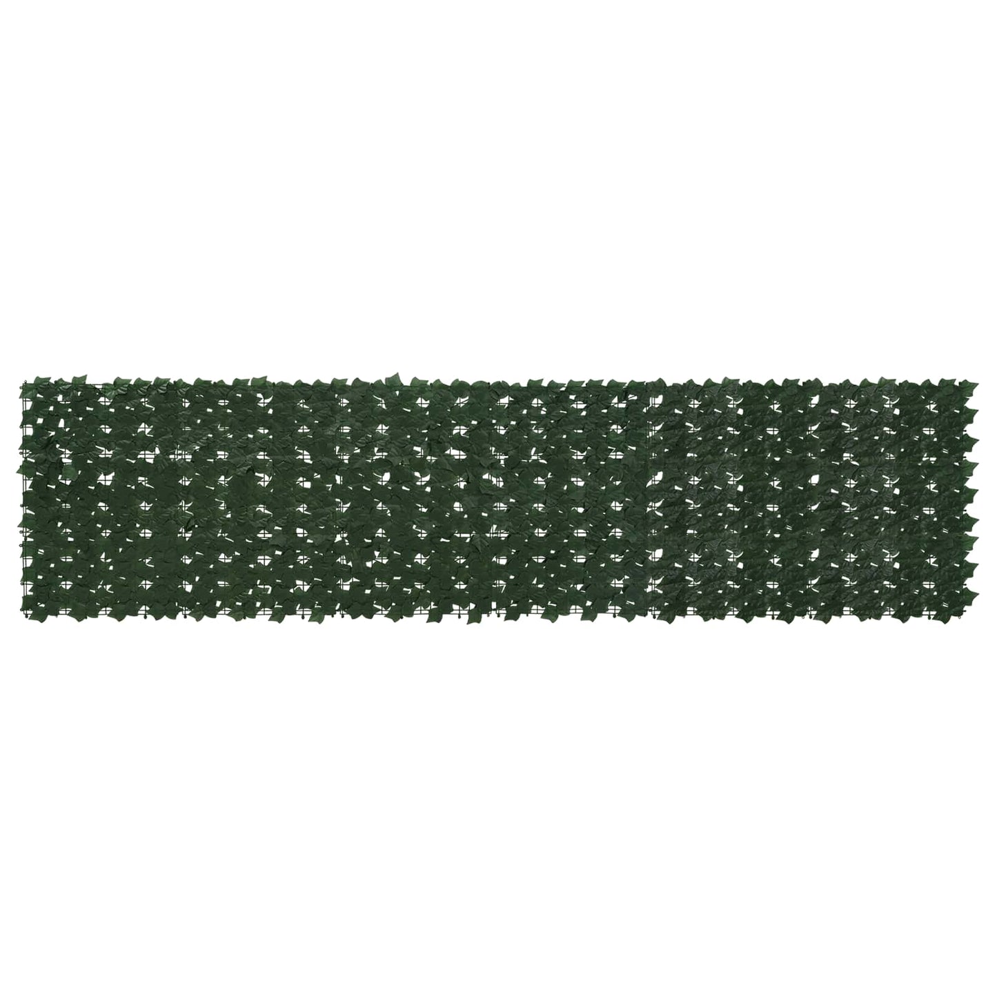 Balcony Screen with Leaves Dark Green 300 x 75 cm