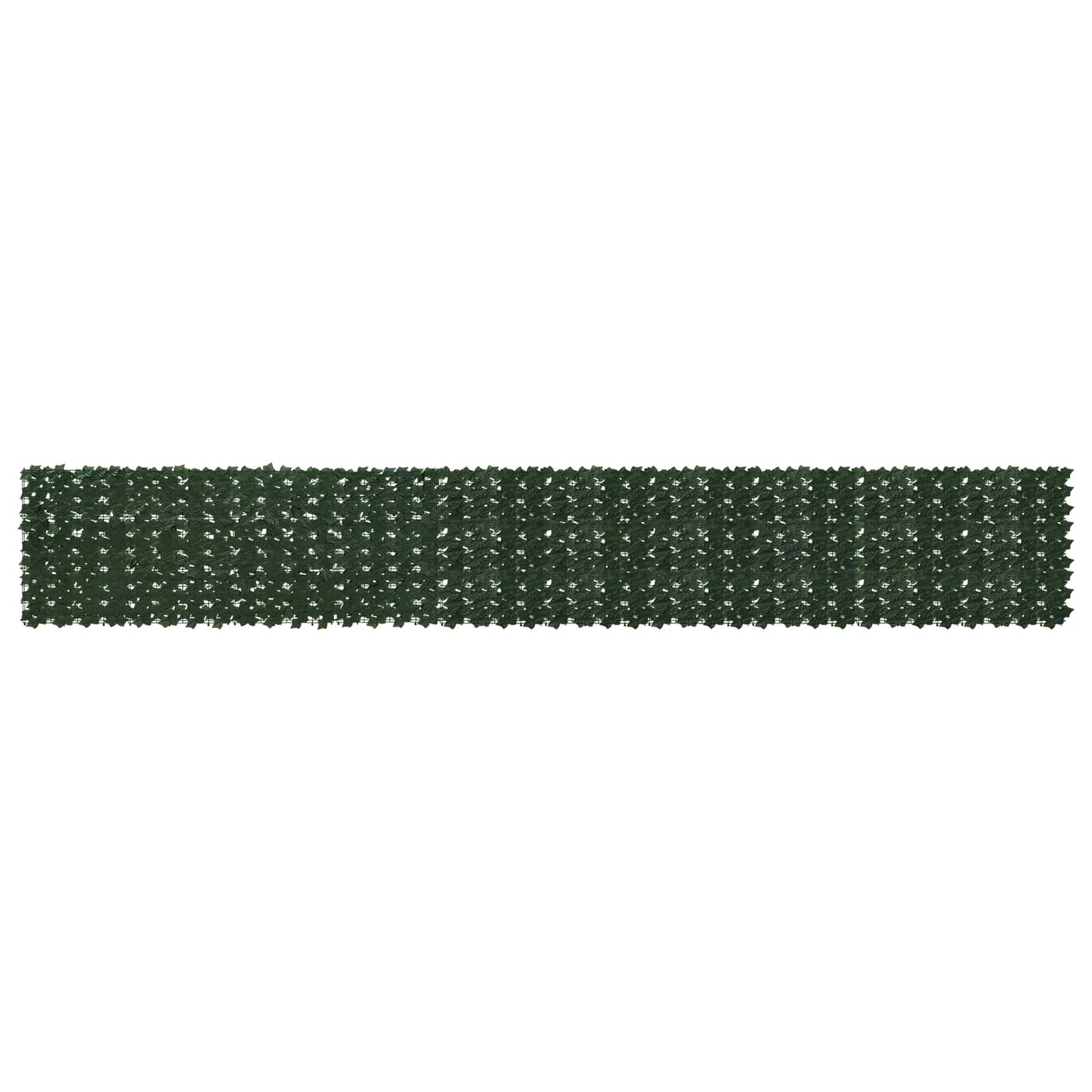 Balcony Screen with Leaves Dark Green 500 x 75 cm