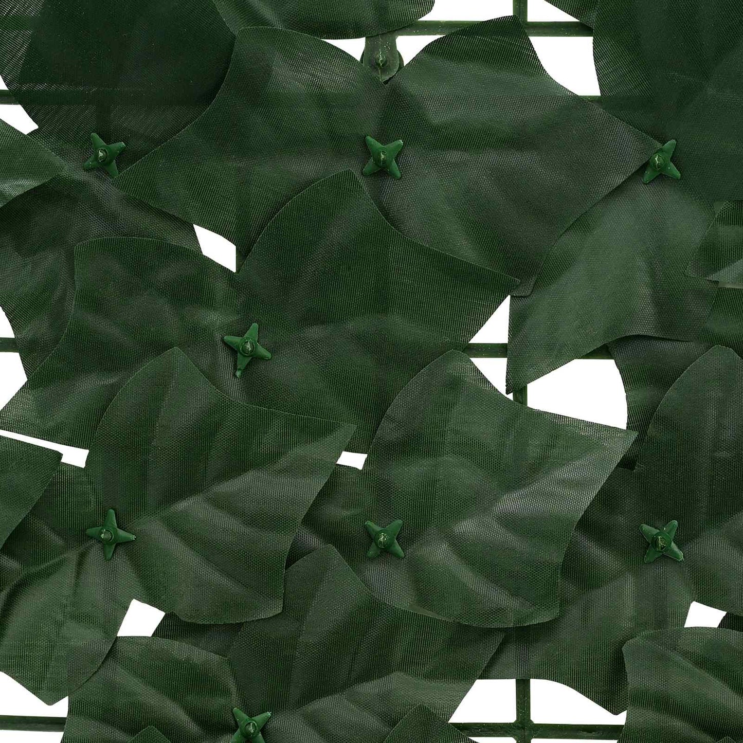 Balcony Screen with Leaves Dark Green 600 x 75 cm
