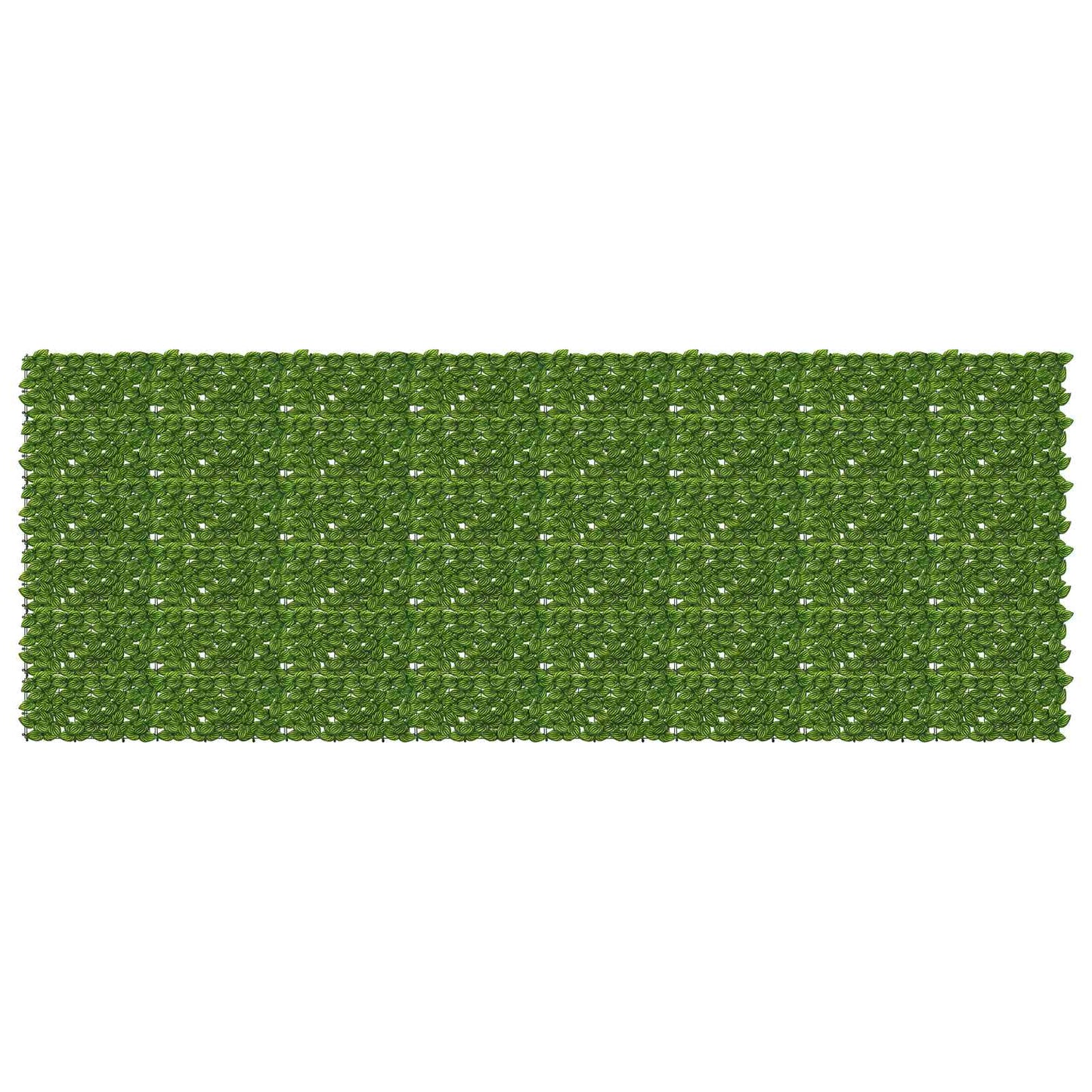 Balcony Screen with Leaves Green and Yellow 400 x 150 cm