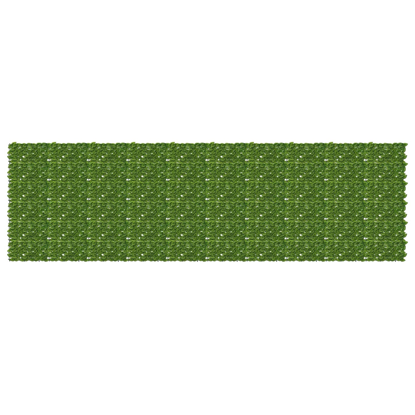 Balcony Screen with Leaves Green and Yellow 500 x 150 cm