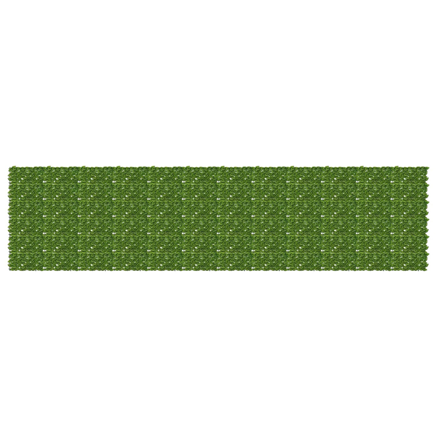 Balcony Screen with Leaves Green and Yellow 600 x 150 cm