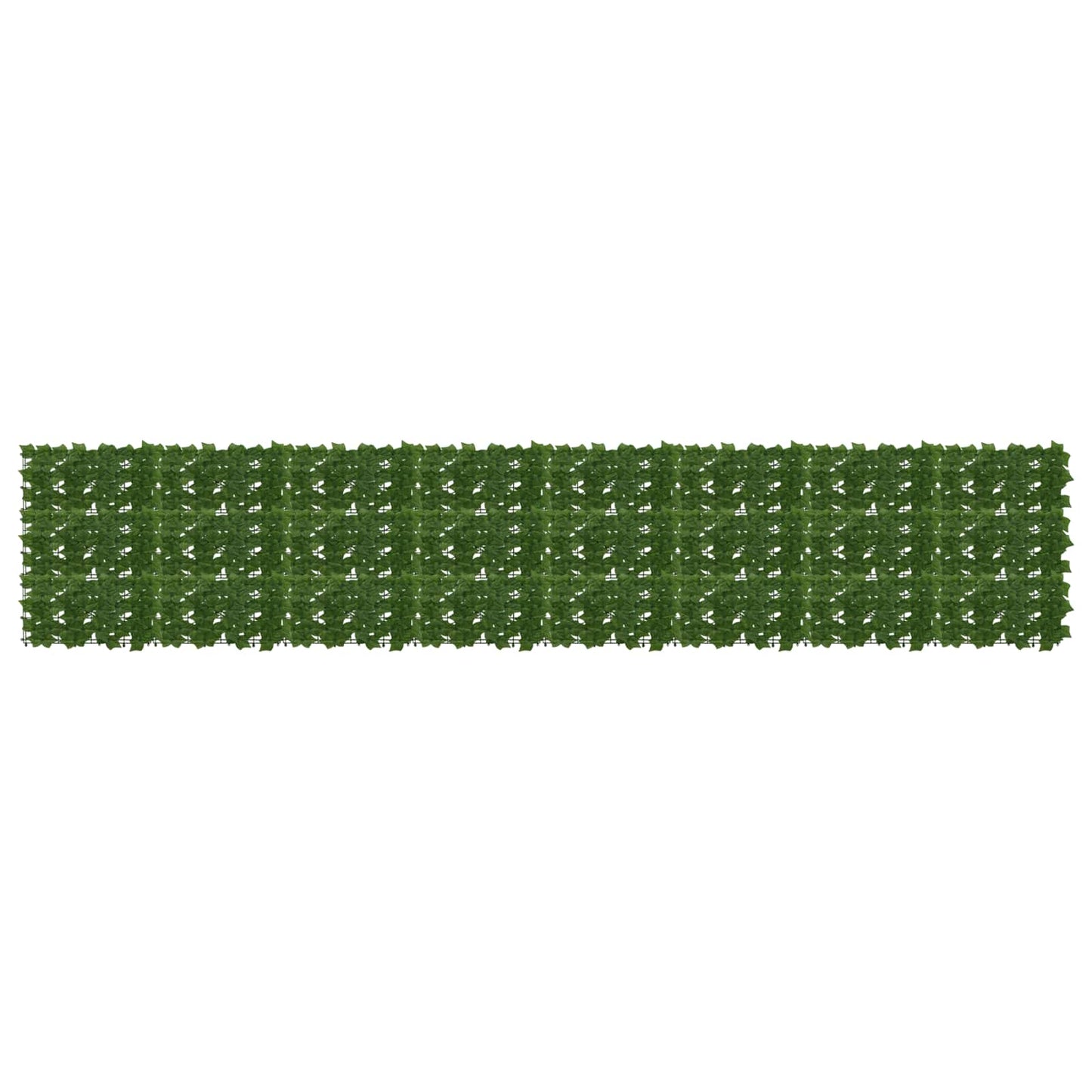 Balcony Screen with Leaves Green 400 x 75 cm