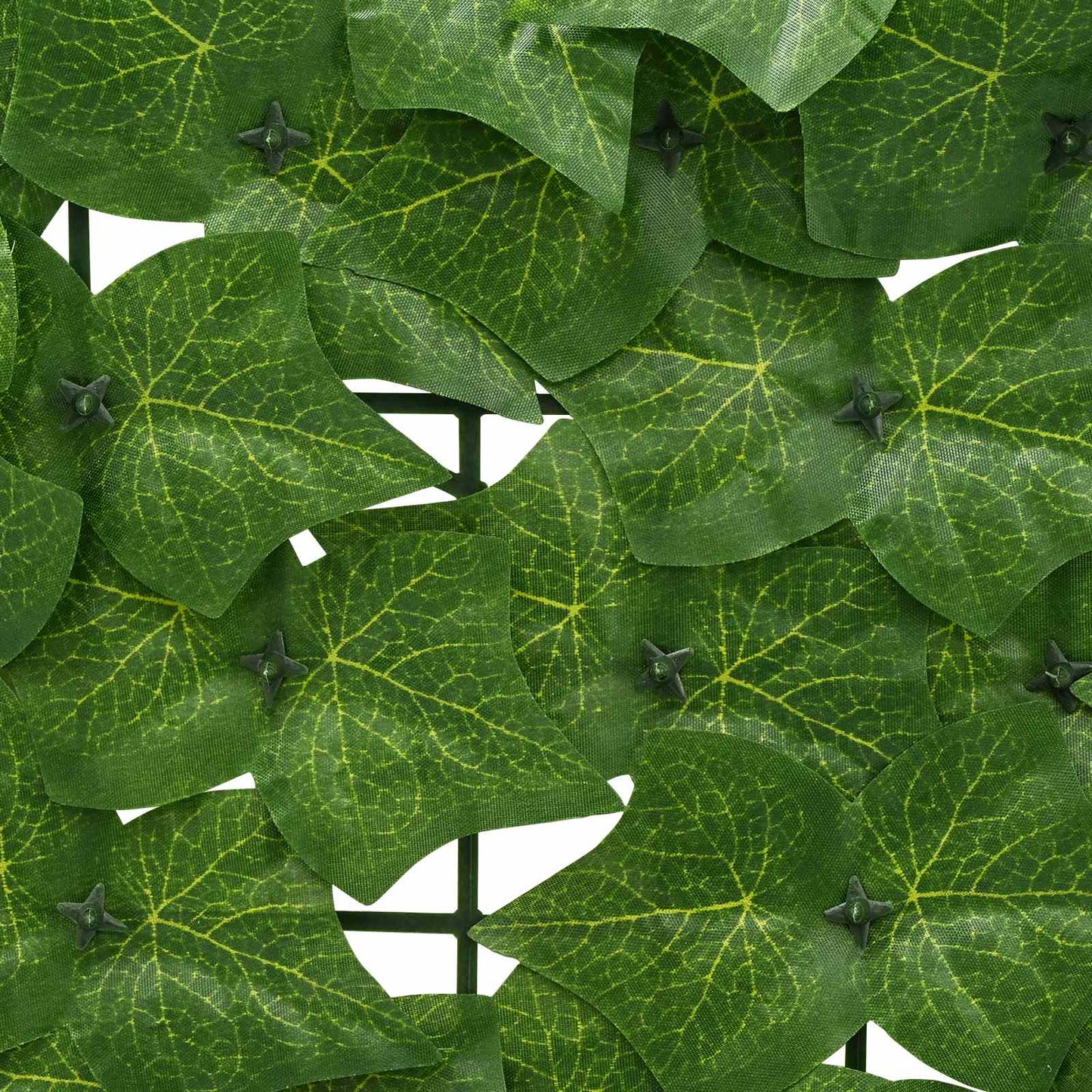 Balcony Screen with Leaves Green 400 x 100 cm
