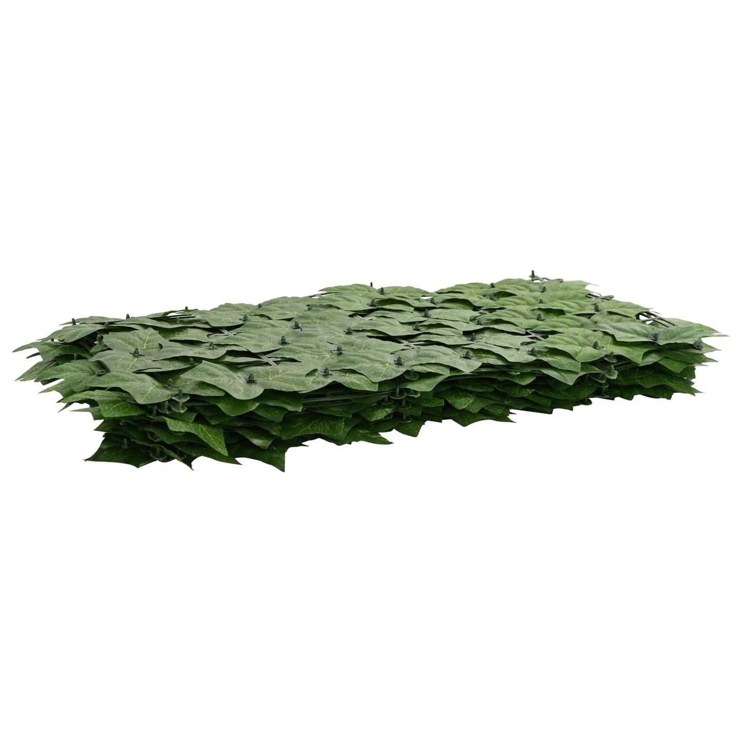Balcony Screen with Leaves Green 400 x 100 cm