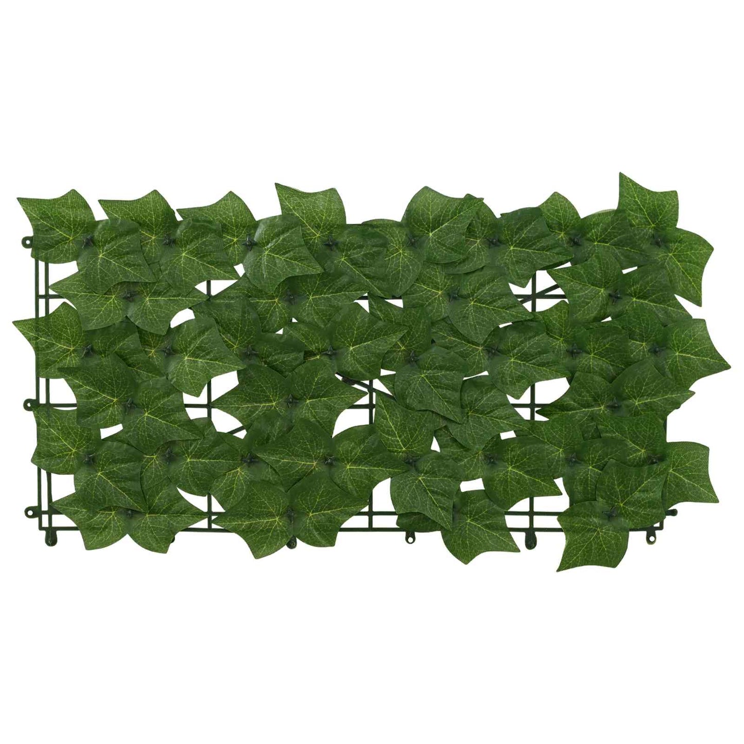 Balcony Screen with Leaves Green 400 x 100 cm