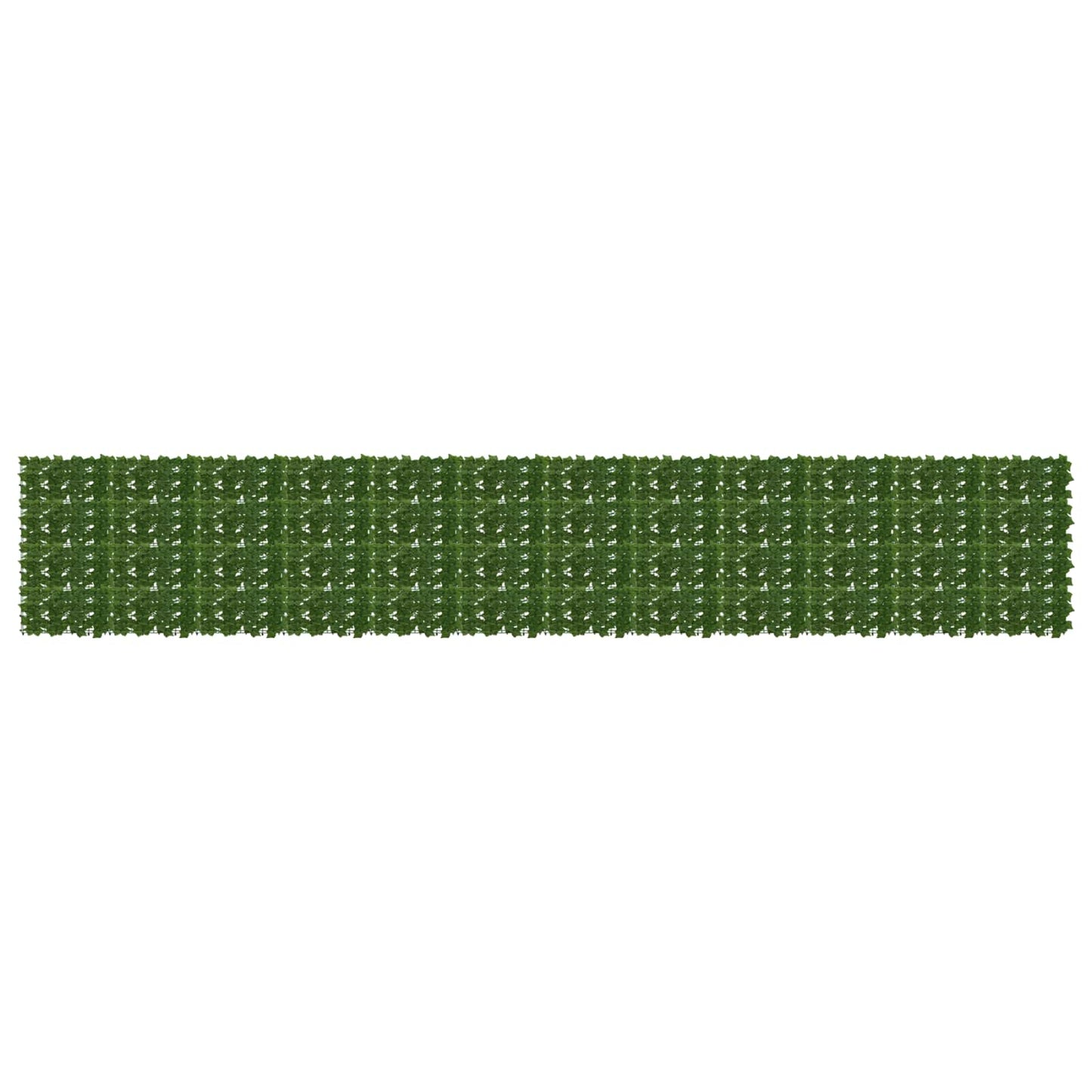 Balcony Screen with Leaves Green 600 x 100 cm