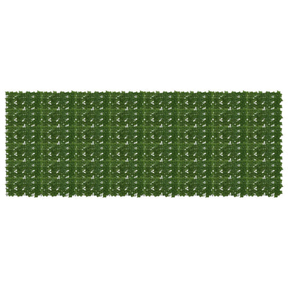 Balcony Screen with Leaves Green 400 x 150 cm