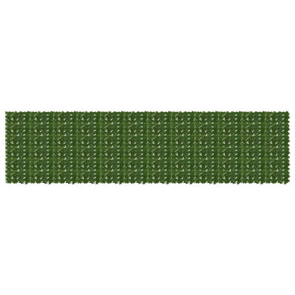 Balcony Screen with Leaves Green 600 x 150 cm