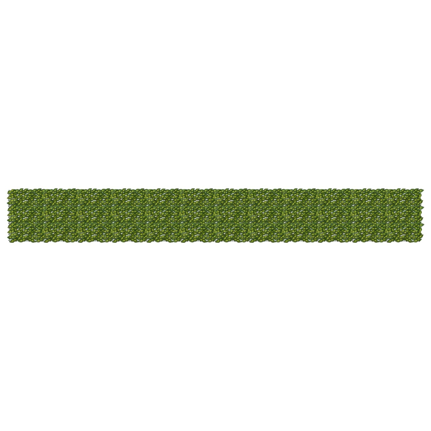 Balcony Screen with Leaves Green and Yellow 600 x 75 cm