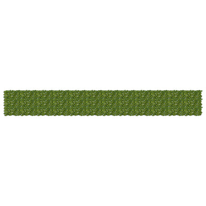 Balcony Screen with Leaves Green and Yellow 600 x 75 cm