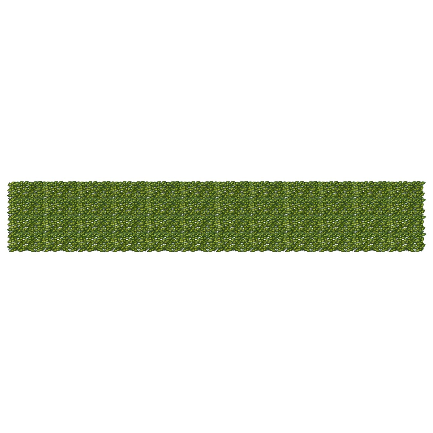 Balcony Screen with Leaves Green and Yellow 600 x 100 cm