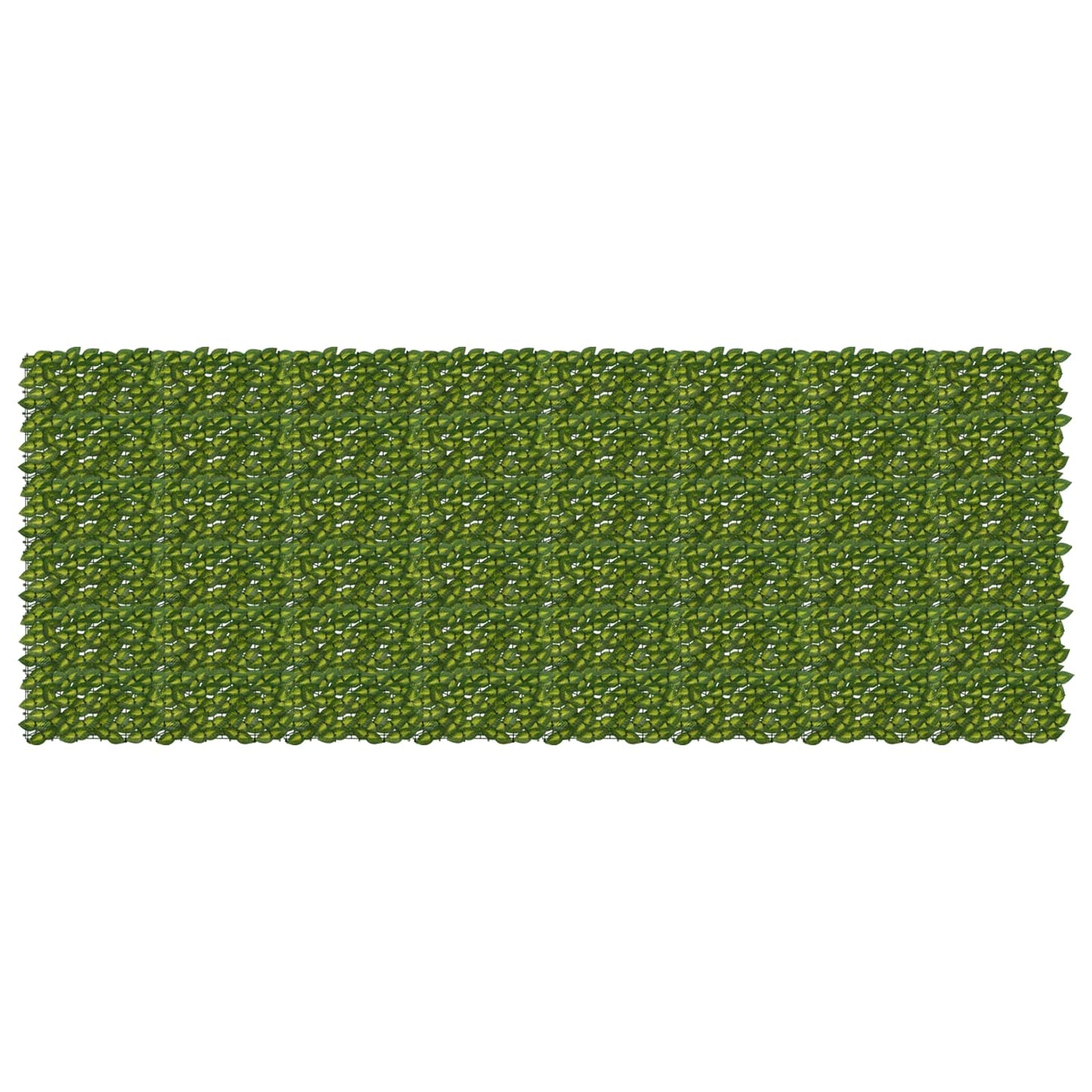 Balcony Screen with Leaves Green and Yellow 400 x 150 cm