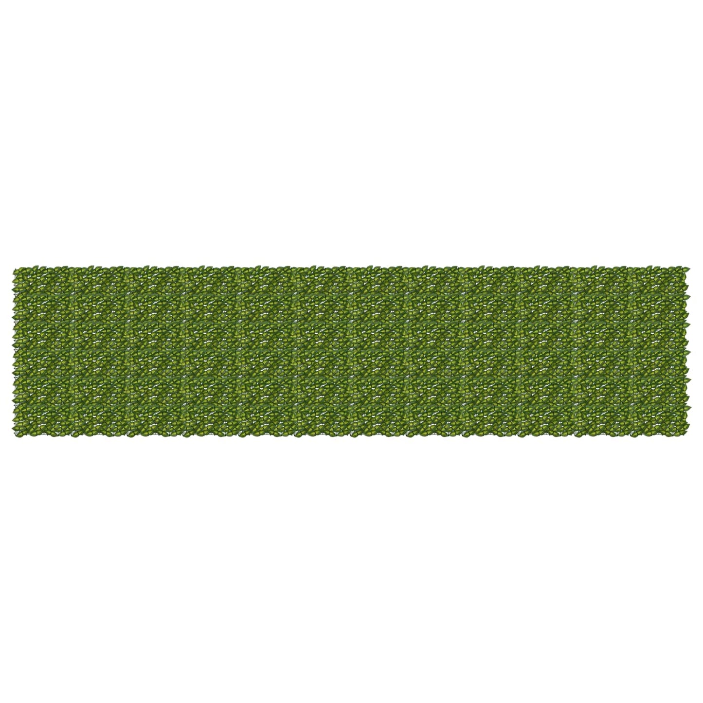 Balcony Screen with Leaves Green and Yellow 600 x 150 cm