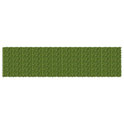 Balcony Screen with Leaves Green and Yellow 600 x 150 cm