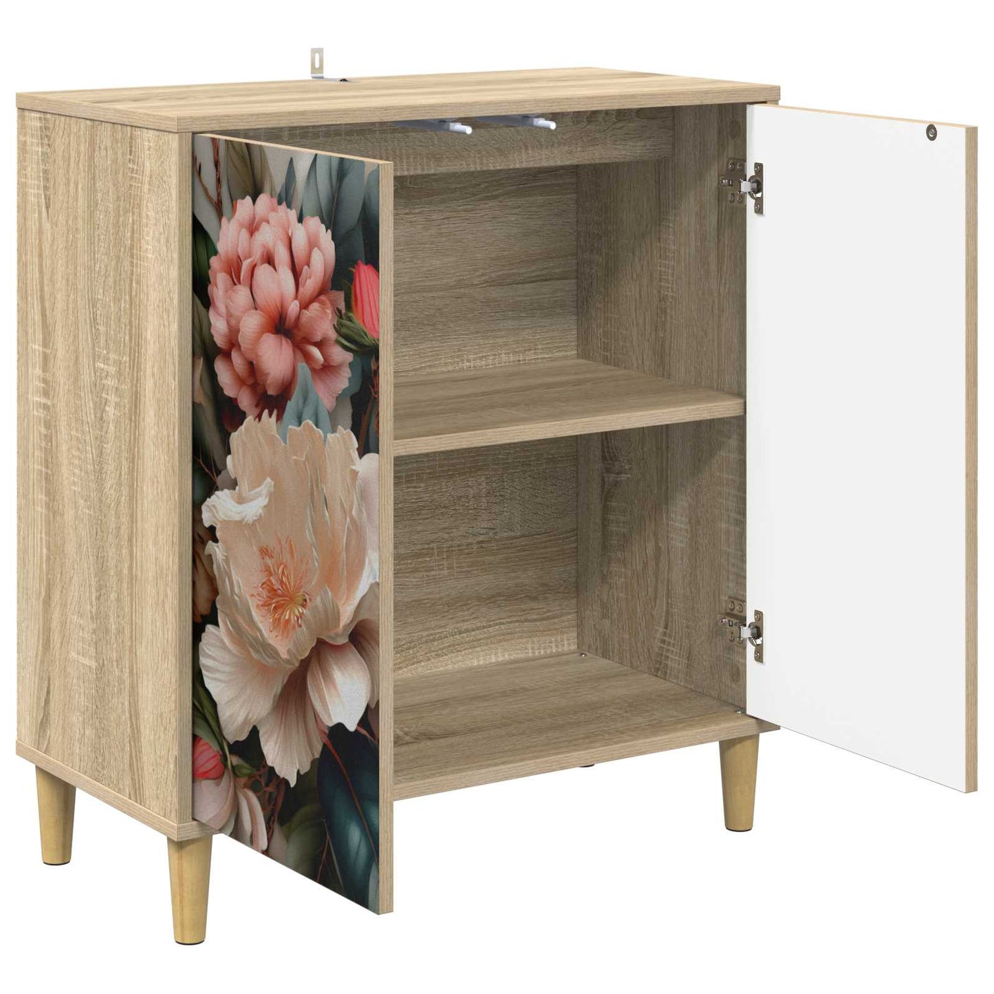 Sideboard BORNE Sonoma 69 x 33 x 75 cm Engineered Wood