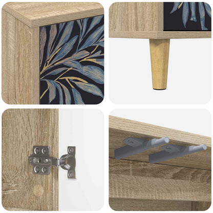 Sideboard DOKKUM Sonoma 69 x 33 x 75 cm Engineered Wood