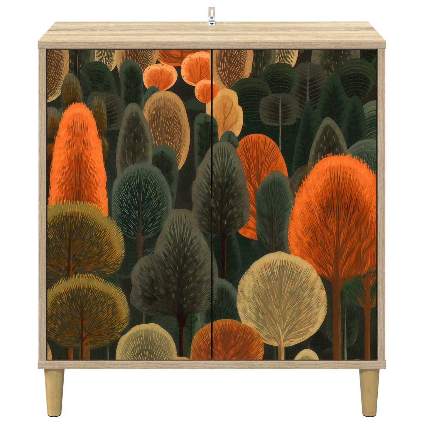 Sideboard ZAANDAM Sonoma 69 x 33 x 75 cm Engineered Wood