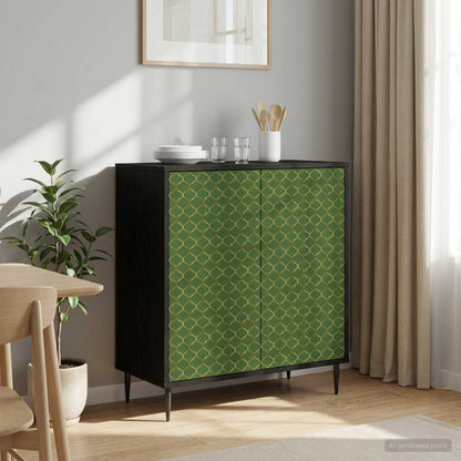 Sideboard GELEEN Black Oak 69 x 33 x 76 cm Engineered Wood
