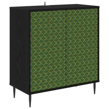 Sideboard GELEEN Black Oak 69 x 33 x 76 cm Engineered Wood