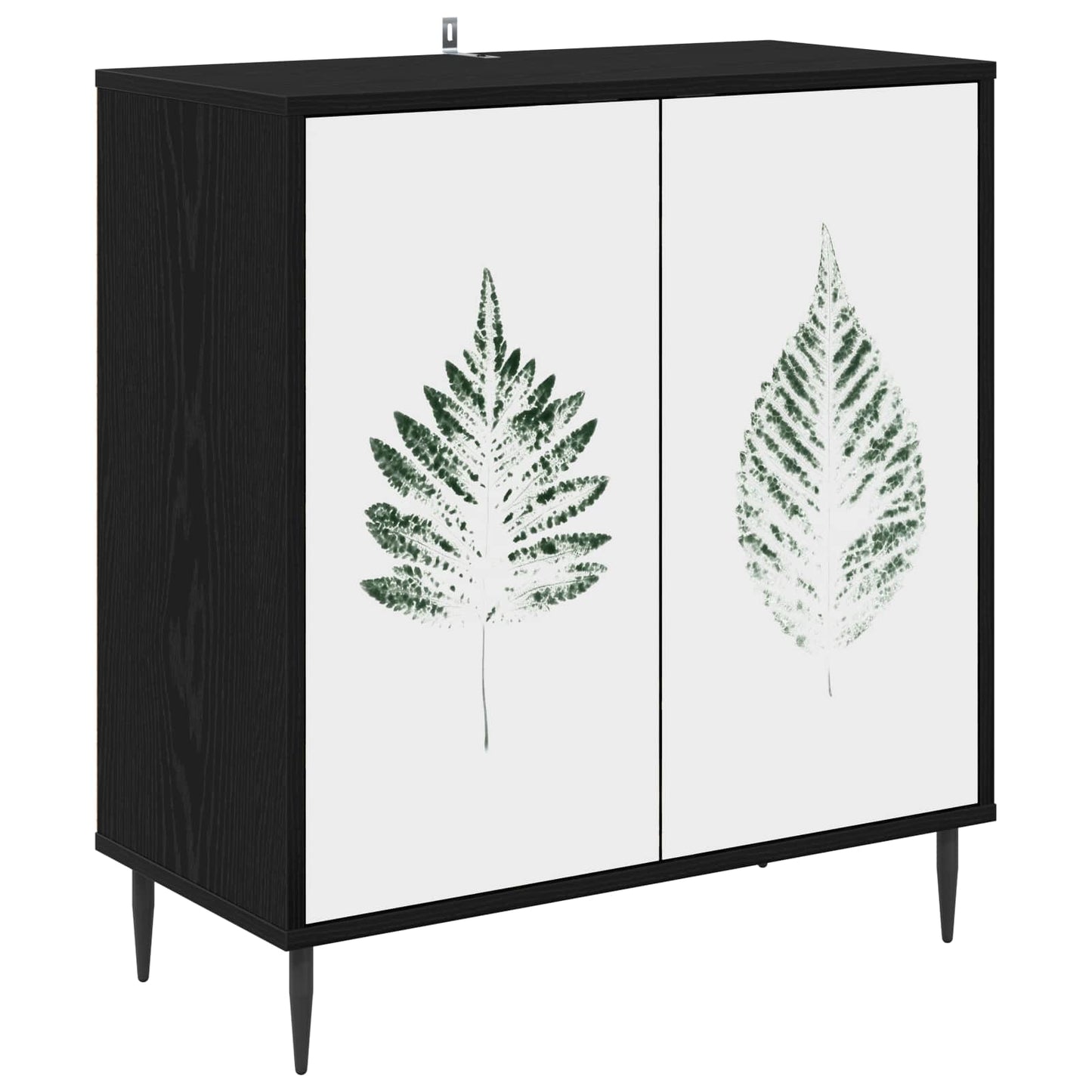 Sideboard HANAU Black Oak 69 x 33 x 76 cm Engineered Wood