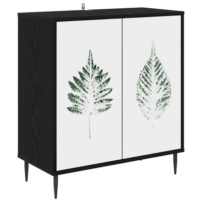 Sideboard HANAU Black Oak 69 x 33 x 76 cm Engineered Wood