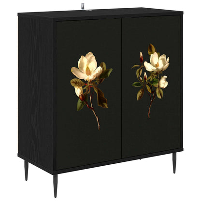 Sideboard BREMEN Black Oak 69 x 33 x 76 cm Engineered Wood