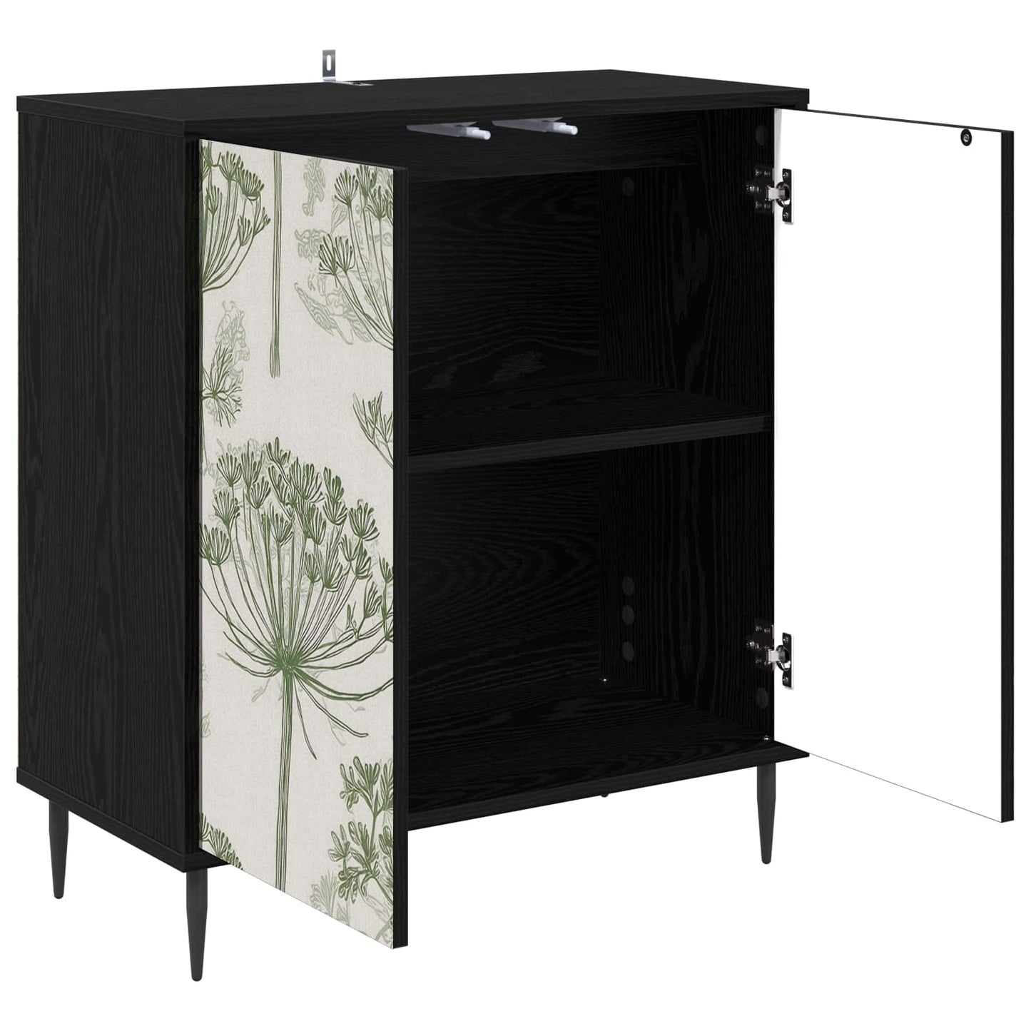 Sideboard GOTHA Black Oak 69 x 33 x 76 cm Engineered Wood