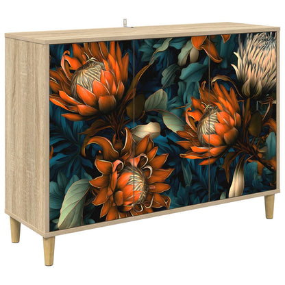 Sideboard LOCHEM Sonoma 102 x 33 x 75 cm Engineered Wood