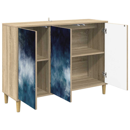 Sideboard RAALTE Sonoma 102 x 33 x 75 cm Engineered Wood