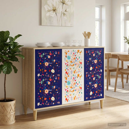 Sideboard MAINZ Sonoma 102 x 33 x 75 cm Engineered Wood