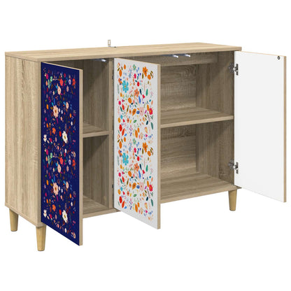 Sideboard MAINZ Sonoma 102 x 33 x 75 cm Engineered Wood
