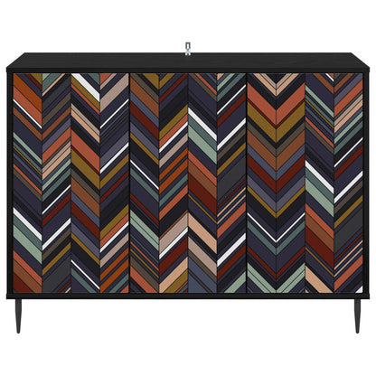 Sideboard OMMEN Black Oak 102 x 33 x 76 cm Engineered Wood