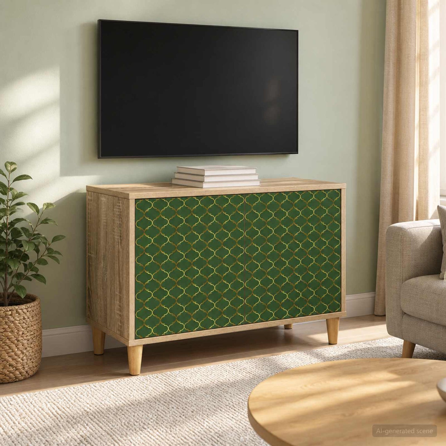 TV Cabinet GELEEN 69 x 33 x 50 cm Sonoma Engineered Wood