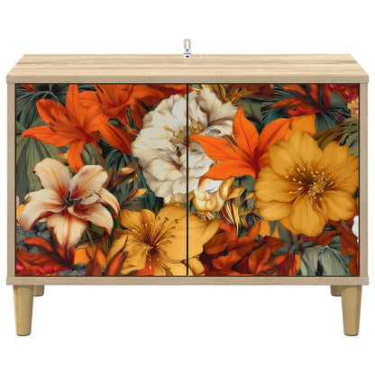 TV Cabinet GENNEP 69 x 33 x 50 cm Sonoma Engineered Wood