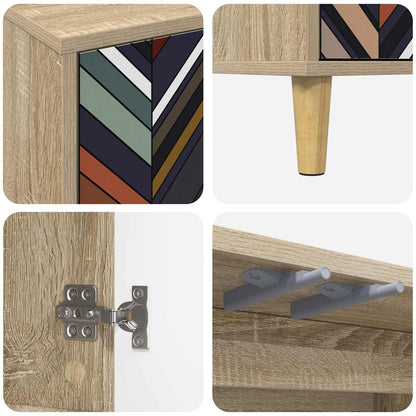 TV Cabinet OMMEN 69 x 33 x 50 cm Sonoma Engineered Wood