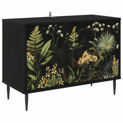 TV Cabinet RHENEN 69 x 33 x 50.5 cm Black Oak Engineered Wood
