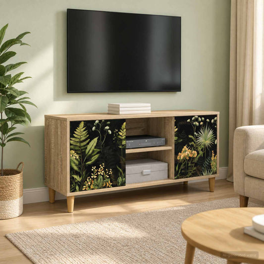 TV Cabinet RHENEN 102 x 33 x 50 cm Sonoma Engineered Wood