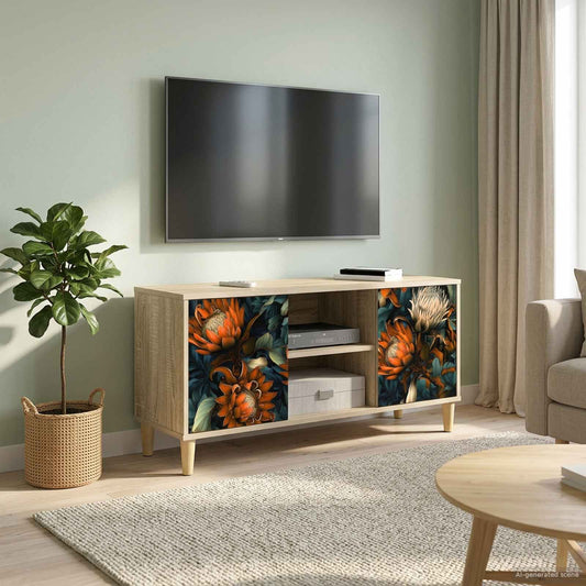 TV Cabinet LOCHEM 102 x 33 x 50 cm Sonoma Engineered Wood
