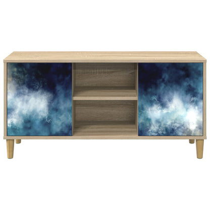 TV Cabinet RAALTE 102 x 33 x 50 cm Sonoma Engineered Wood
