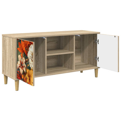 TV Cabinet GENNEP 102 x 33 x 50 cm Sonoma Engineered Wood