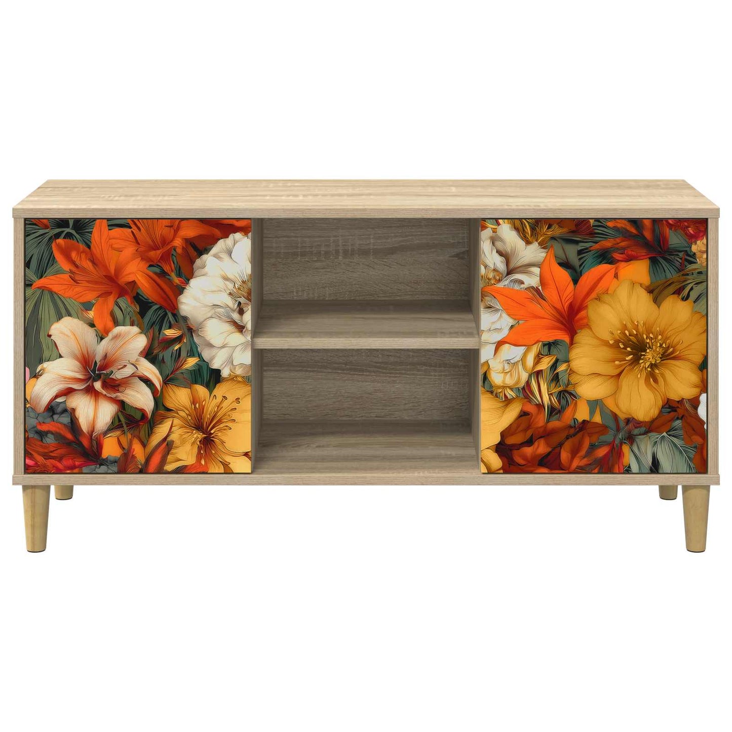 TV Cabinet GENNEP 102 x 33 x 50 cm Sonoma Engineered Wood