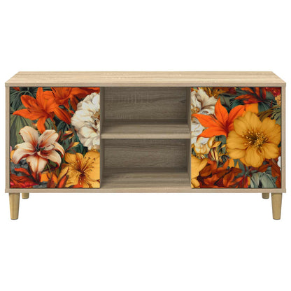 TV Cabinet GENNEP 102 x 33 x 50 cm Sonoma Engineered Wood