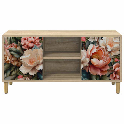 TV Cabinet BORNE 102 x 33 x 50 cm Sonoma Engineered Wood