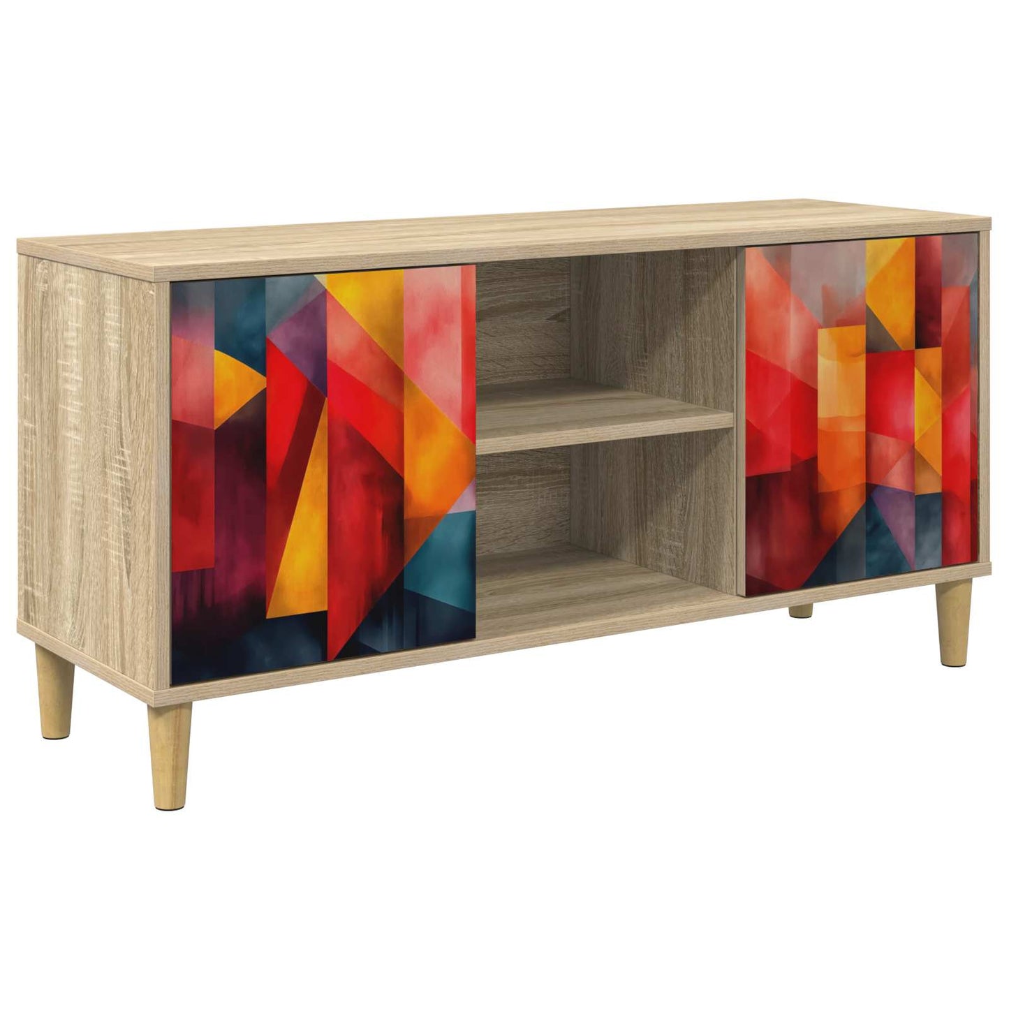 TV Cabinet HEESCH 102 x 33 x 50 cm Sonoma Engineered Wood