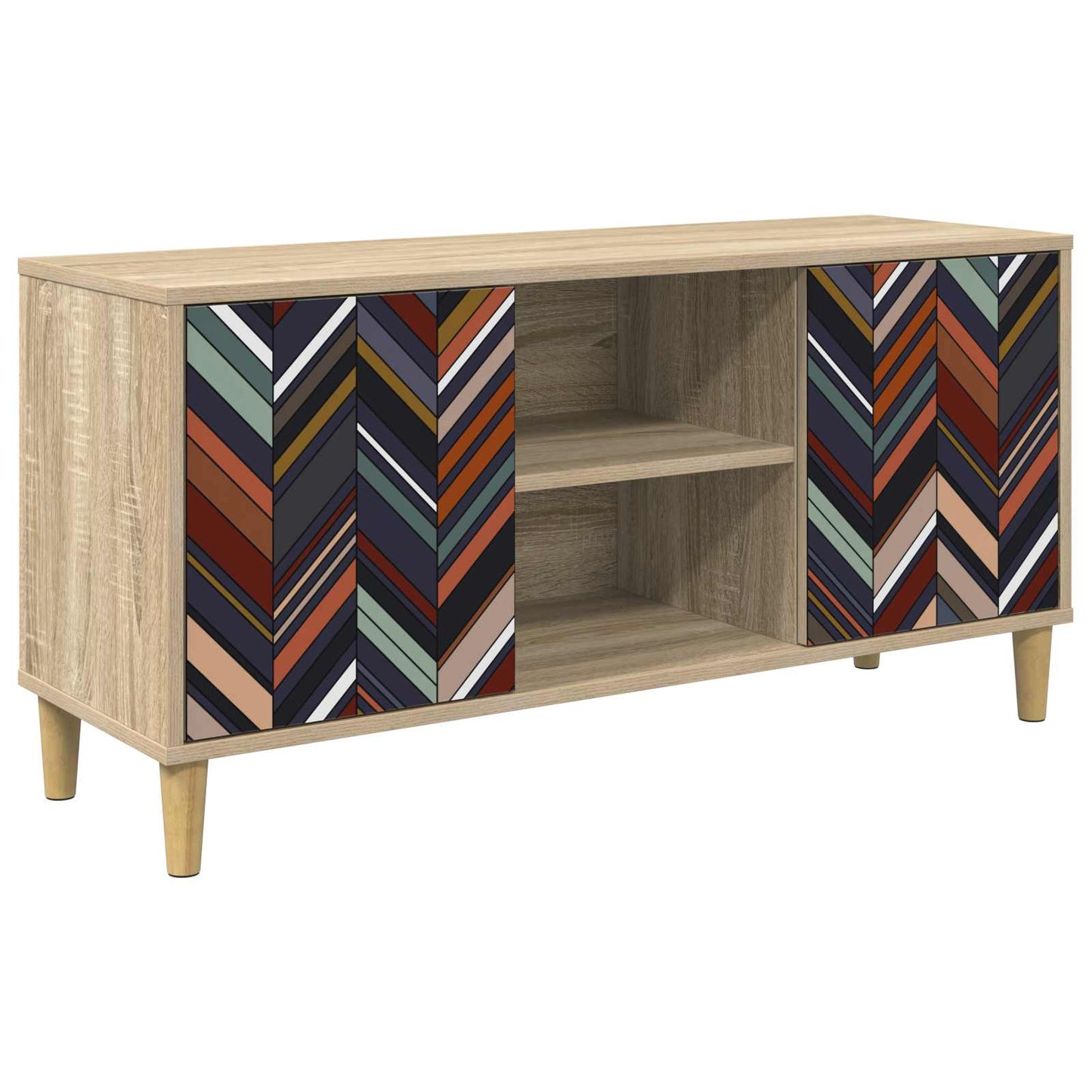 TV Cabinet OMMEN 102 x 33 x 50 cm Sonoma Engineered Wood