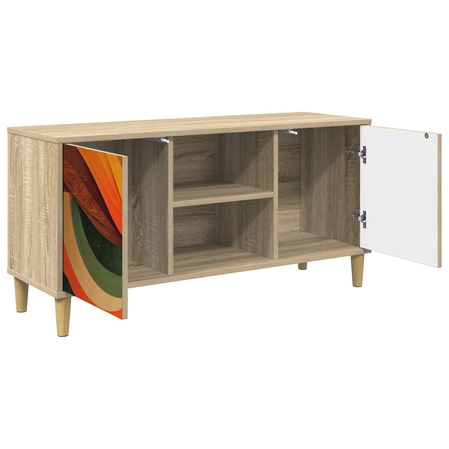 TV Cabinet BONN 102 x 33 x 50 cm Sonoma Engineered Wood