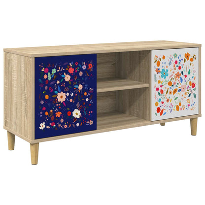 TV Cabinet MAINZ 102 x 33 x 50 cm Sonoma Engineered Wood