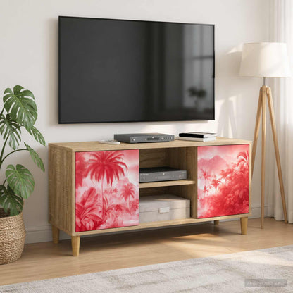 TV Cabinet AACHEN 102 x 33 x 50 cm Sonoma Engineered Wood